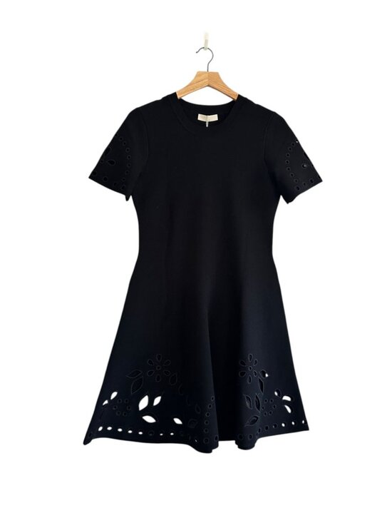 Ulla Johnson Dresses & Skirts - NWT Ulla Johnson Fania Short Sleeve Knit Dress Black Noir Size Large